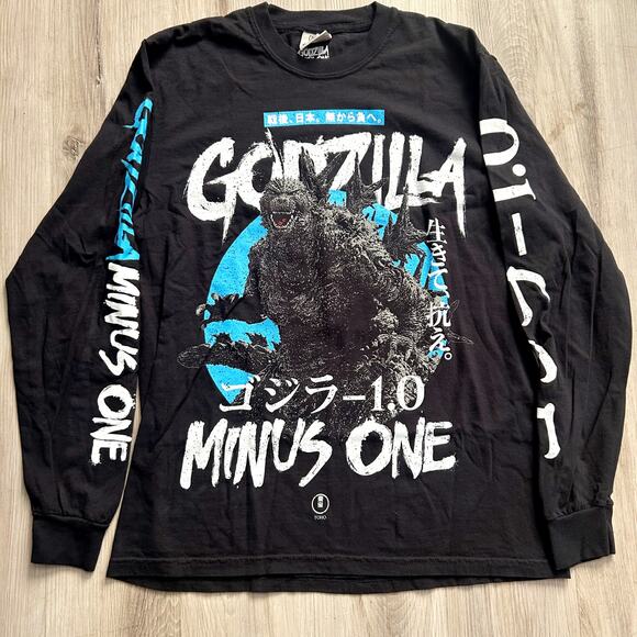 GODZILLA Minus One Rucking Fotten x Ghost Limited Release Long Sleeve Shirt Sz M - Picture 1 of 11